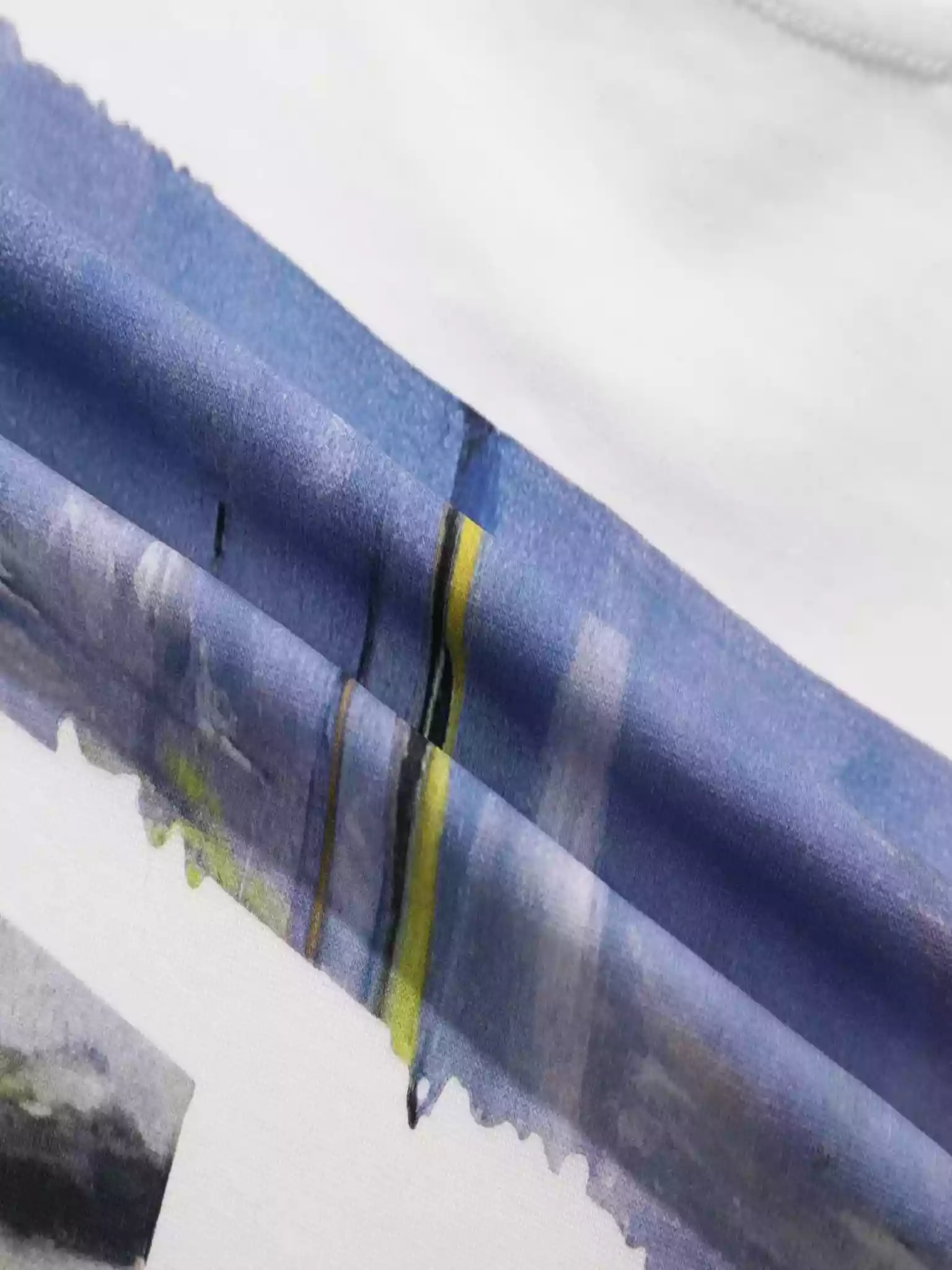 Off White Colour Painting Diagonals Arrows Tee White – OWS009