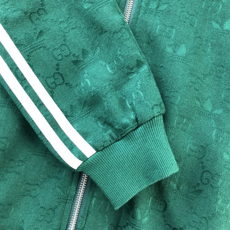 GUCCI X ADIDAS GG TREFOIL JACQUARD JACKET – GCJ018