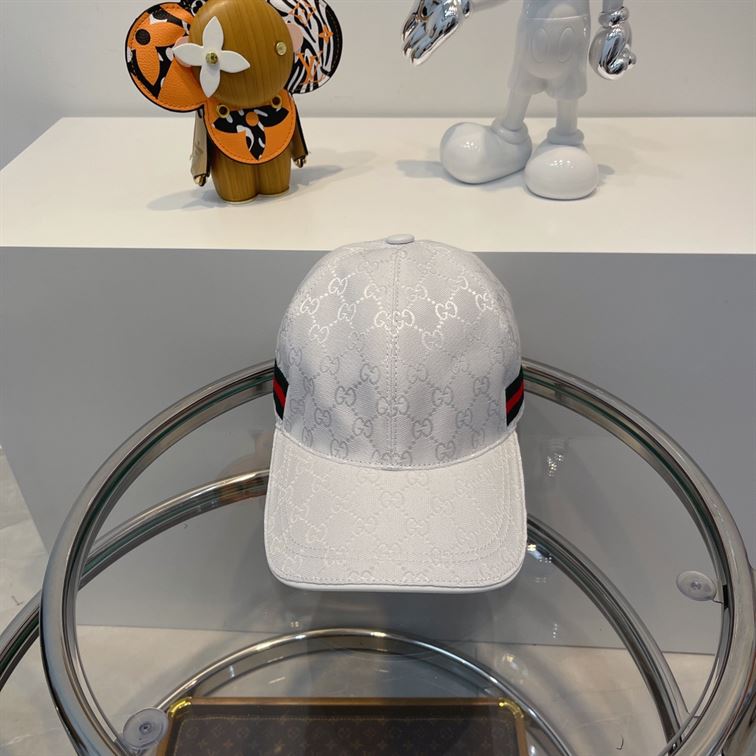 GUCCI ORIGINAL GG CANVAS BASEBALL HAT WITH WEB – GH143