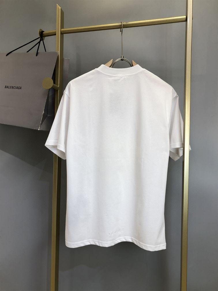 BALENCIAGA MEN’S THE SIMPSONS TM  20TH TELEVISION T-SHIRT OVERSIZED IN WHITE – BAS005