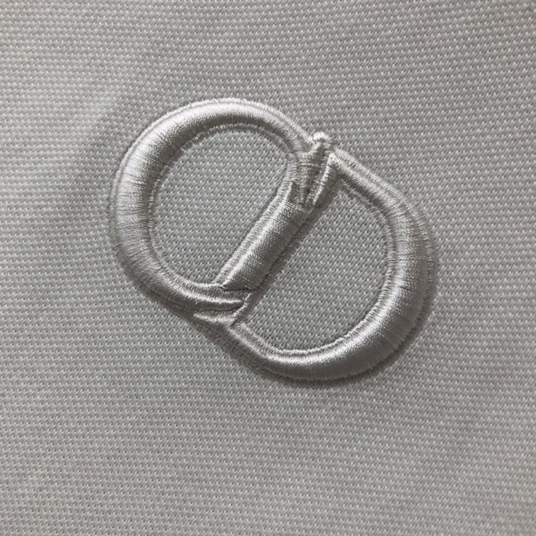 DIOR CD ICON POLO SHIRT WHITE COTTON PIQUÃ‰ – DOT025