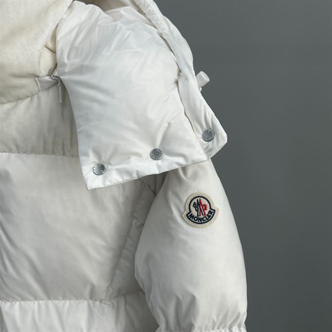 MONCLER WHITE POLYAMIDE MEANDRE JACKET – MC056