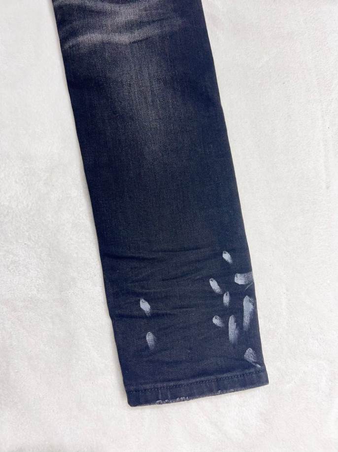 Amiri Ripp Paint Splatter Black Jeans – AMIJ042