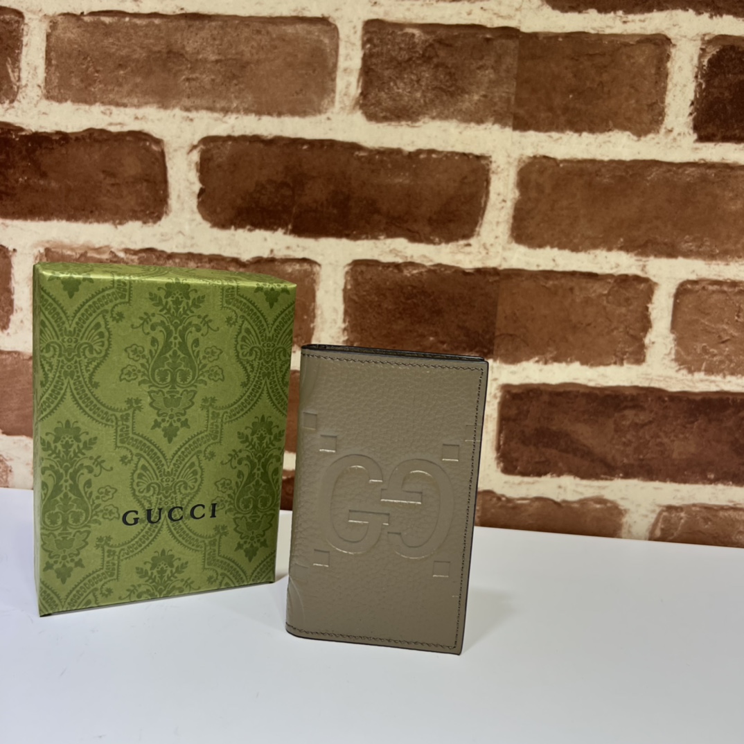 GUCCI PEBBLED CALFSKIN CARD HOLDER – WLG021