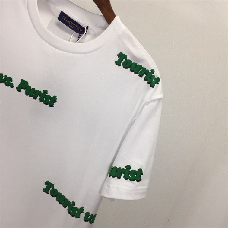 LOUIS VUITTON TOURIST AND PURIST PRINTED TEE IN WHITE – LVTS022