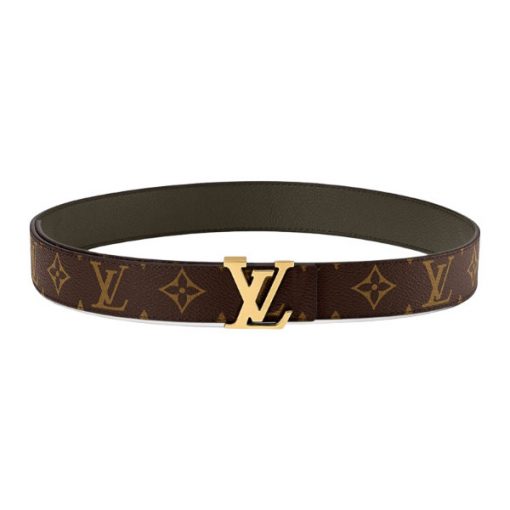 LOUIS VUITTON LV INITIALES 30MM REVERSIBLE BELT MONOGAM – LBE084