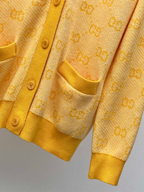 GUCCI GG WOOL JACQUARD CARDIGAN – GCK027
