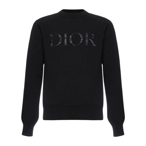 DIOR X PETER DOIG EMBROIDERED KNITTED SWEATER – DOS017