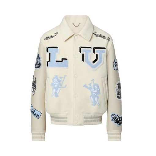LOUIS VUITTON MULTI PATCHES MIXED LEATHER VARSITY BLOUSON – LVC014