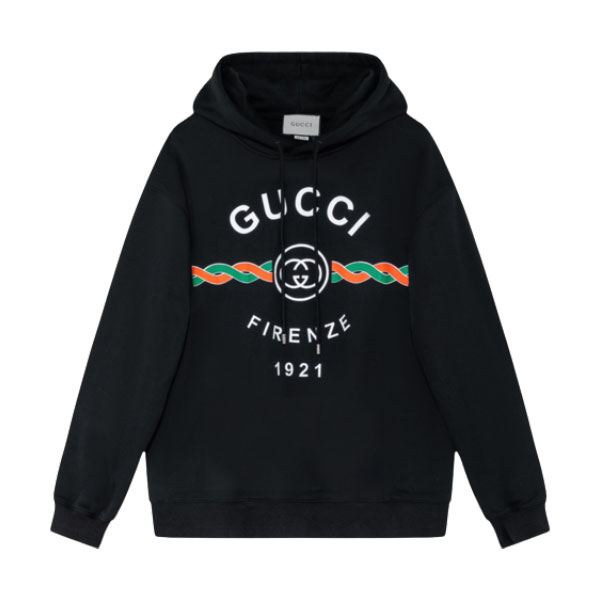 GUCCI COTTON ‘GUCCI FIRENZE 1921’ HOODED SWEATSHIRT – GCK050