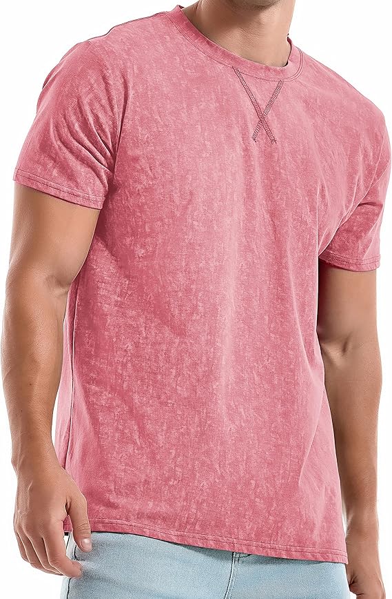 Men's T-shirts - Premium pure cotton crew neck T-shirts, sizes S-4XL