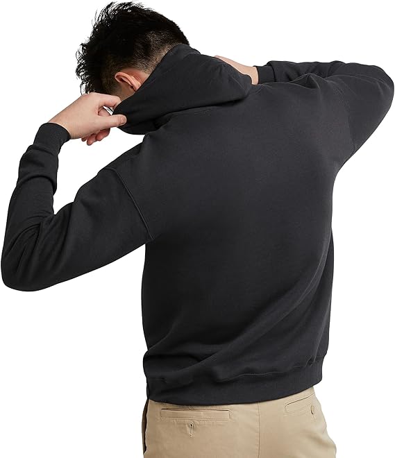 Men's medium-weight fleece pullover hoodie
