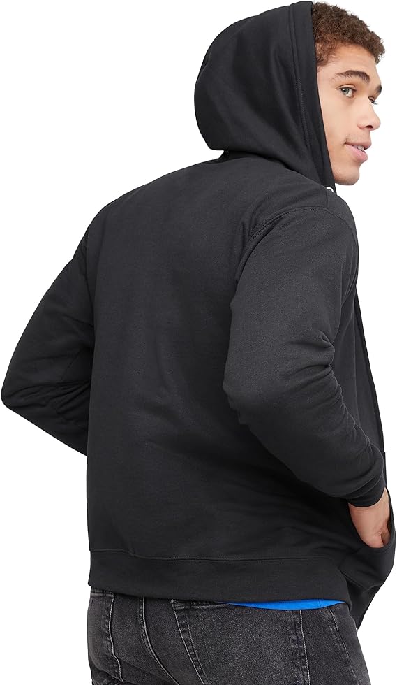 Men's zip-up hoodie, men's full-zip fleece hoodie, hooded sweatshirt