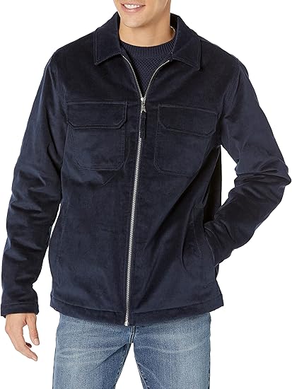 Men's corduroy work jacket (available in large and extra-long sizes)