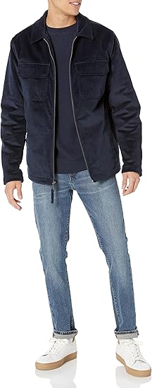 Men's corduroy work jacket (available in large and extra-long sizes)