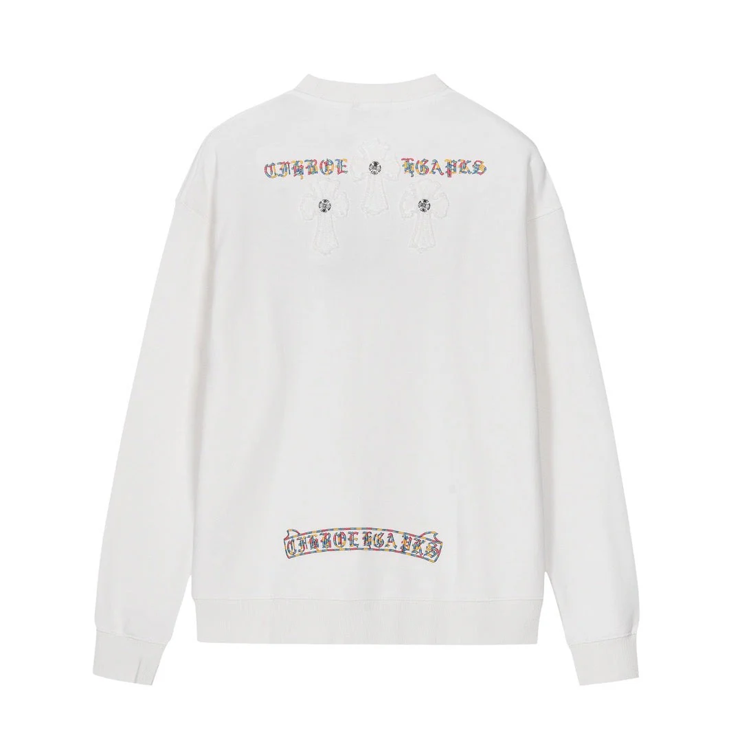 Embroidered Patch Sweatshirt