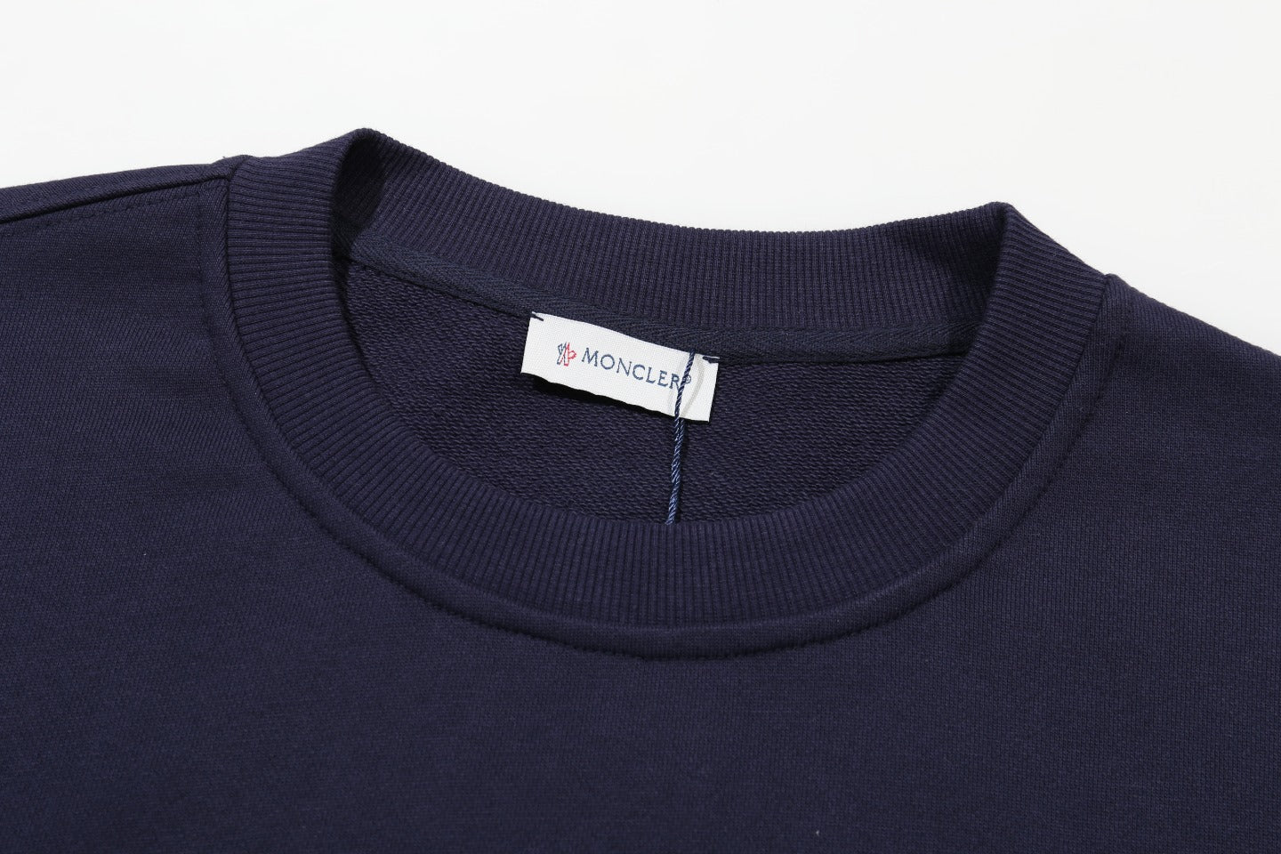 Flocked printed sweatshirt