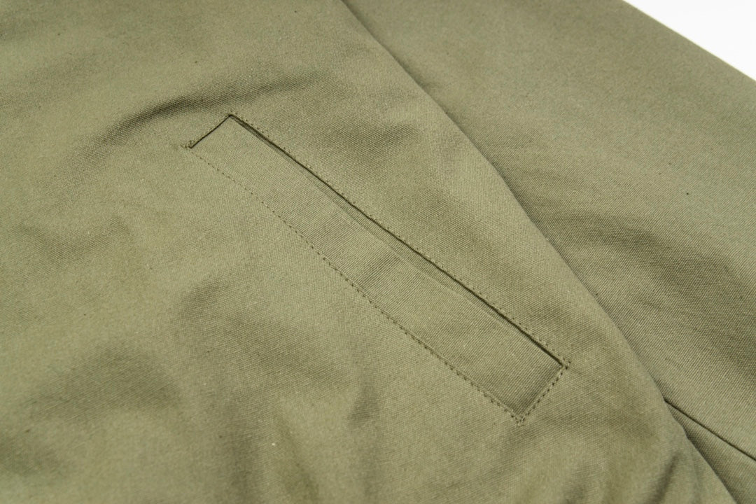 Double-sided embroidered bomber jacket