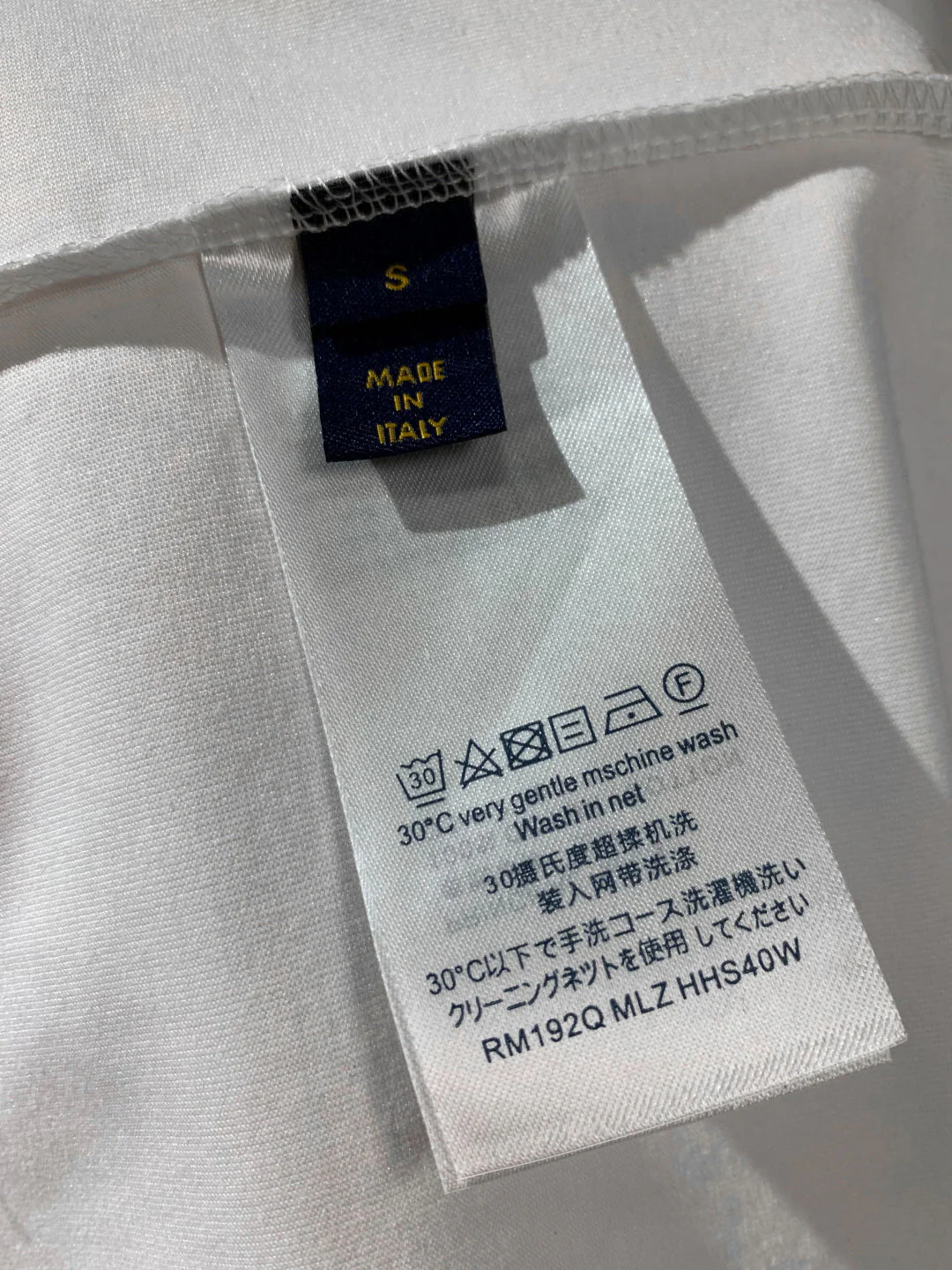 Hand-painted printed T-shirt