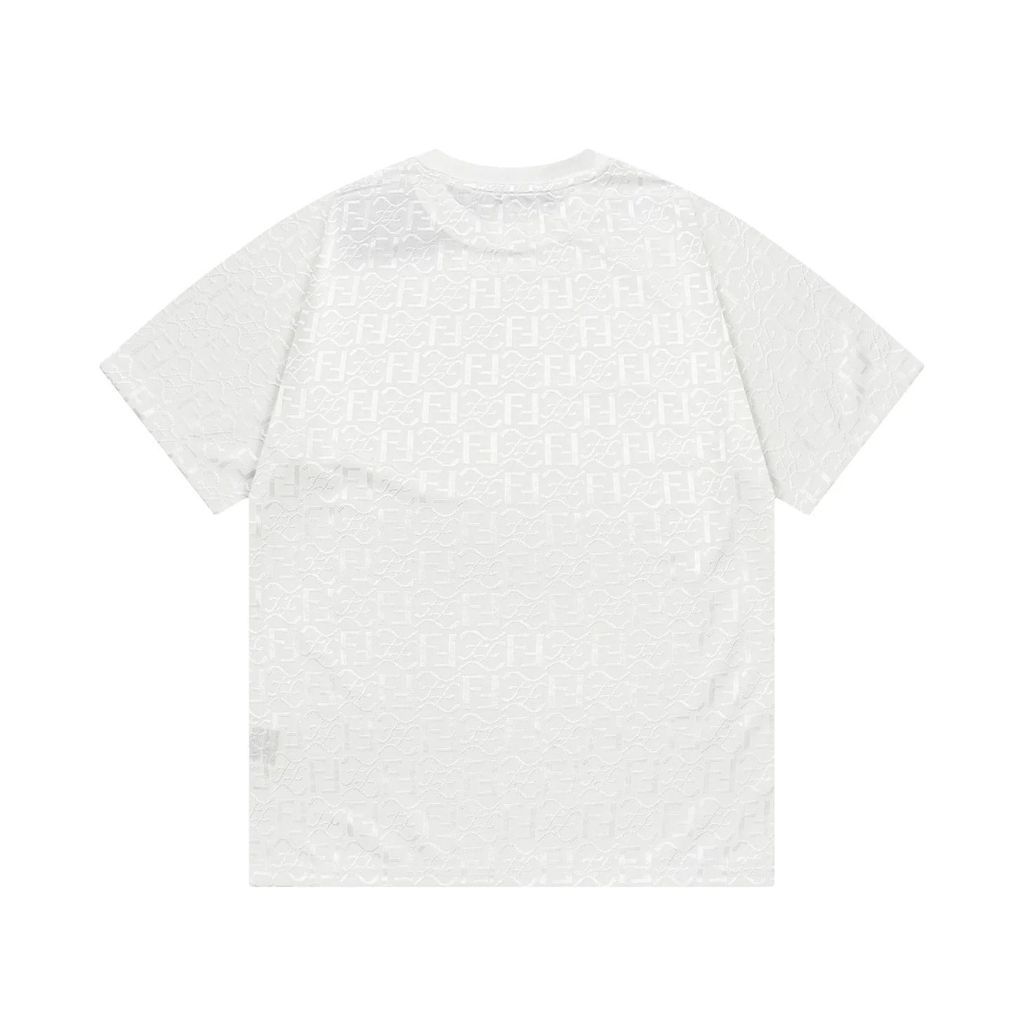 Ice silk jacquard cotton T-shirt