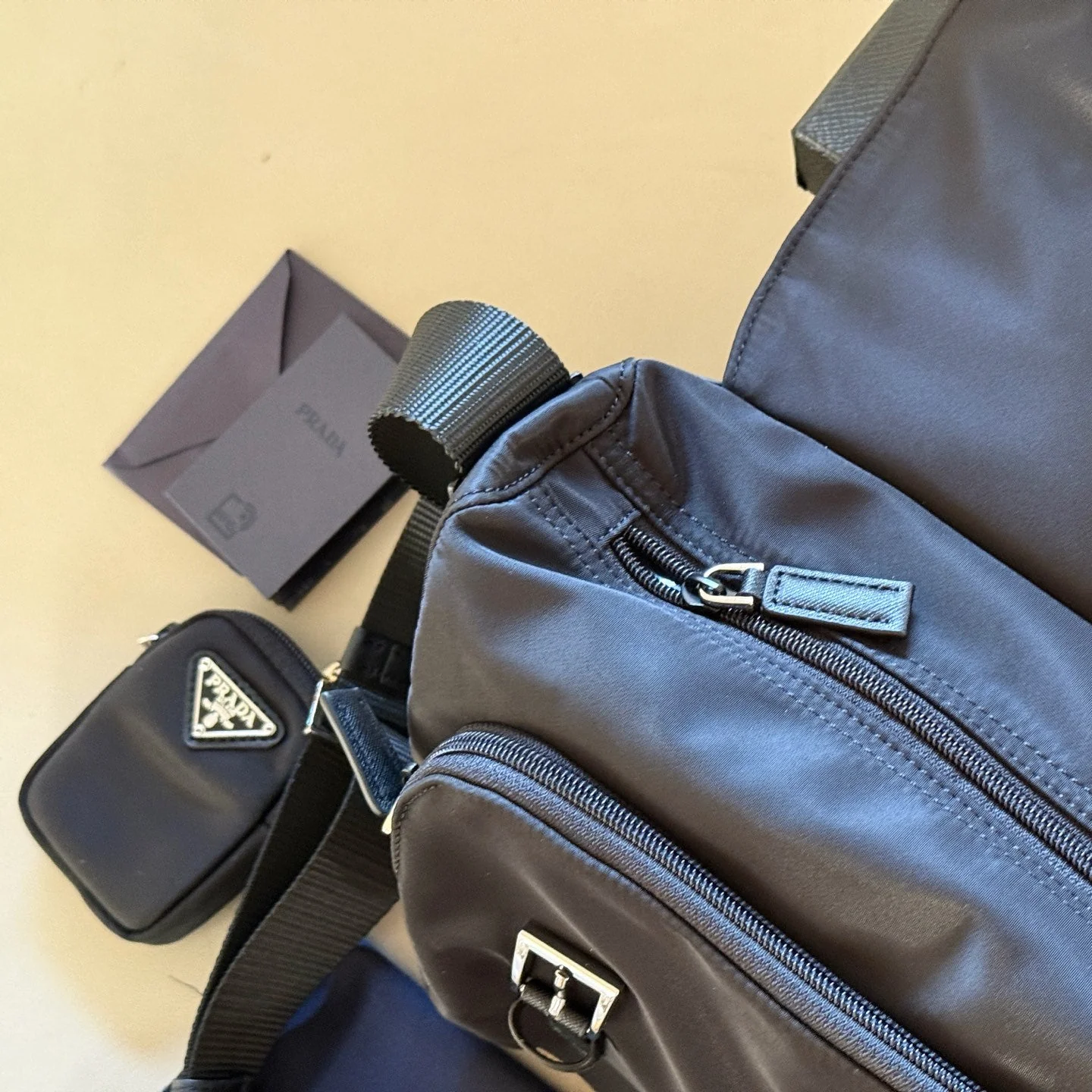 Unisex Recycled Nylon Crossbody Bag