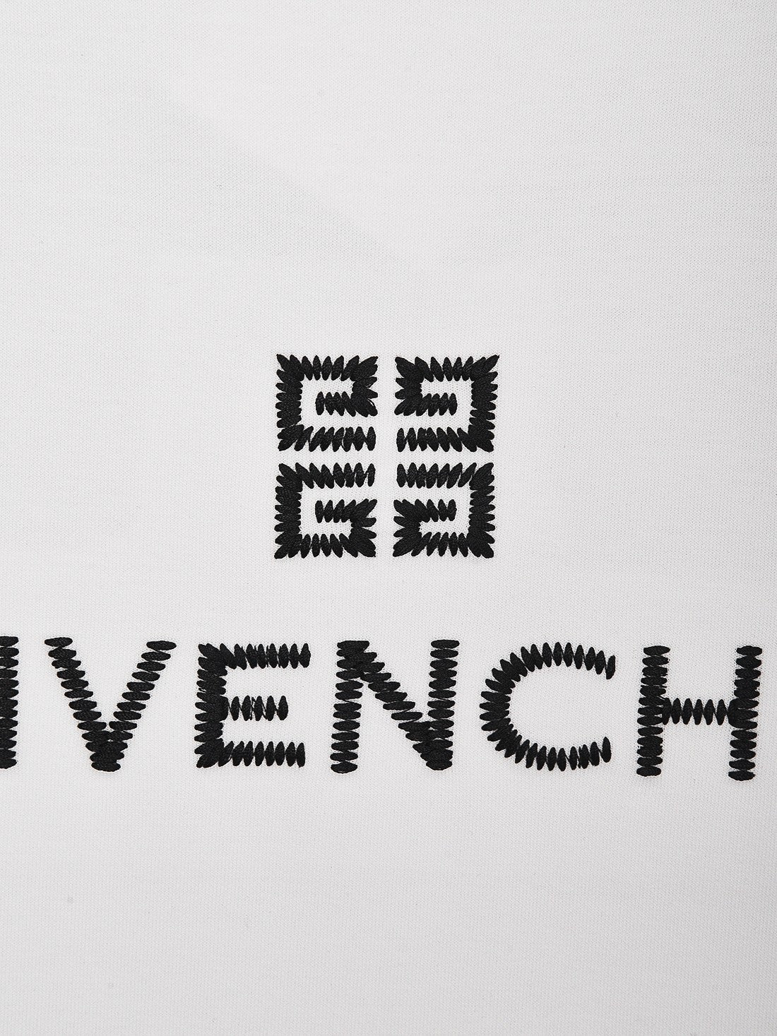 Embroidered cotton sweatshirt