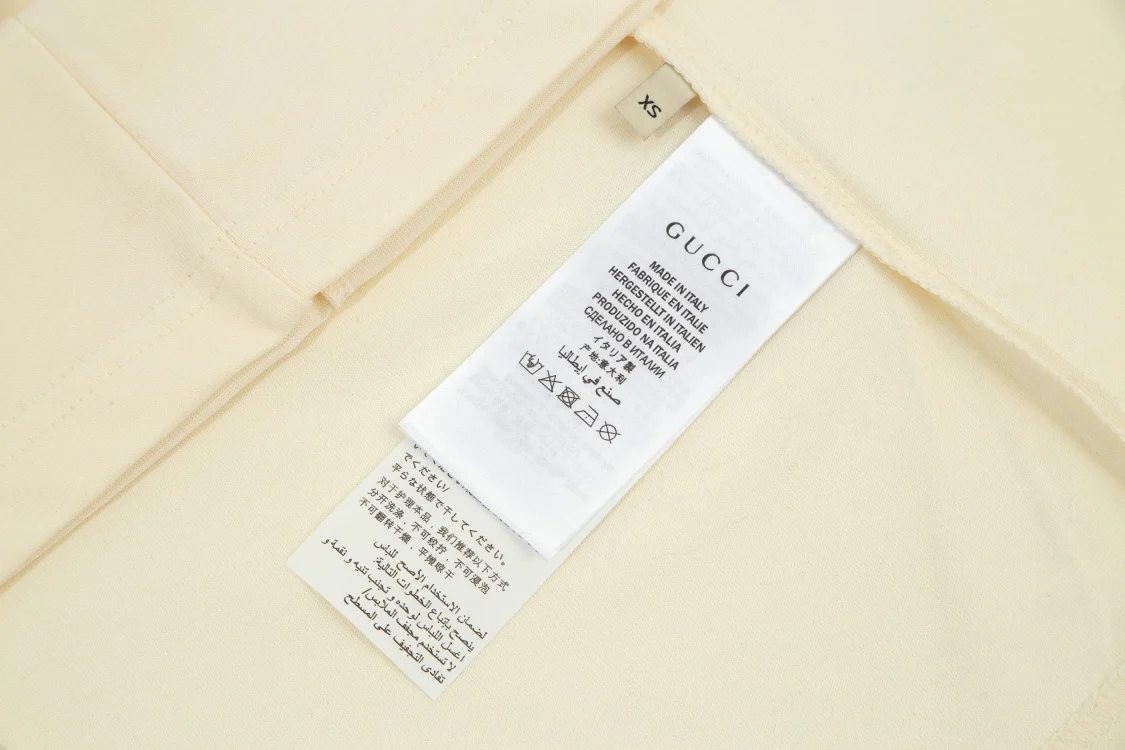 Printed crew neck cotton T-shirt