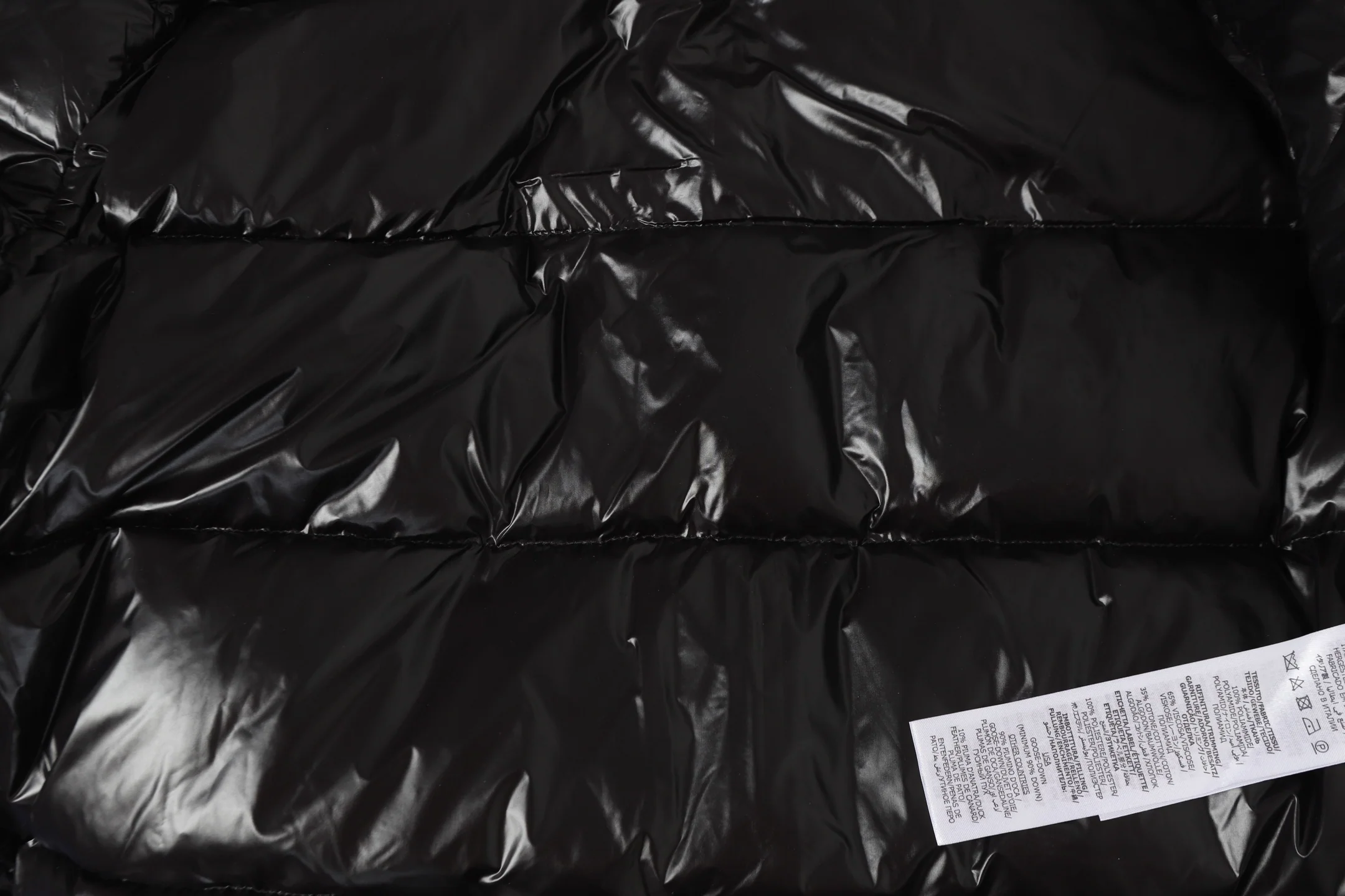 Web stand collar down jacket