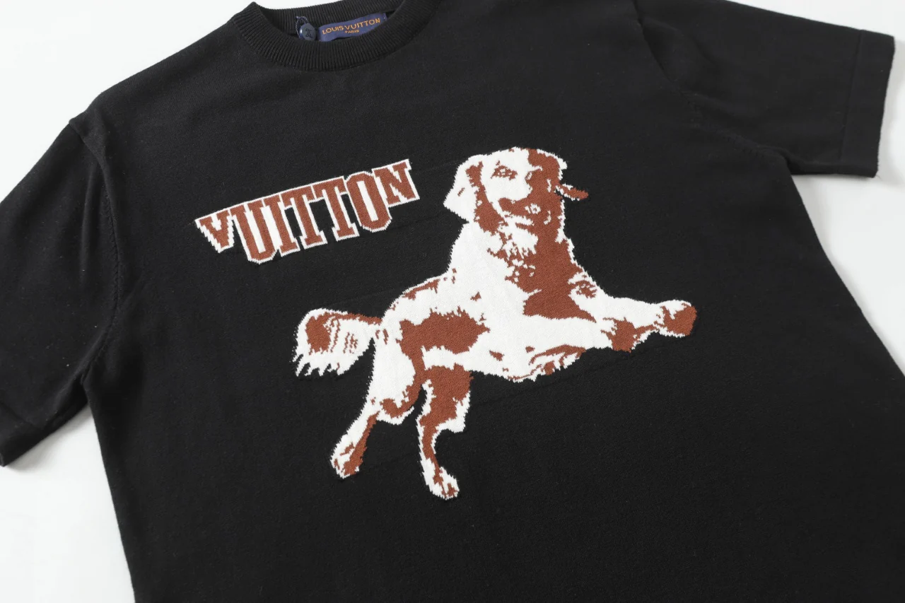 knitted cotton T-shirt