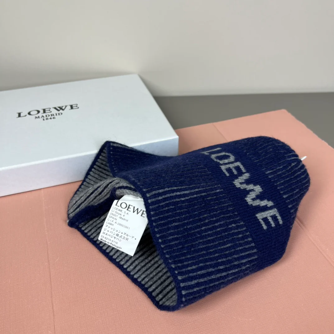 Jacquard Cashmere Knitted  Beanie