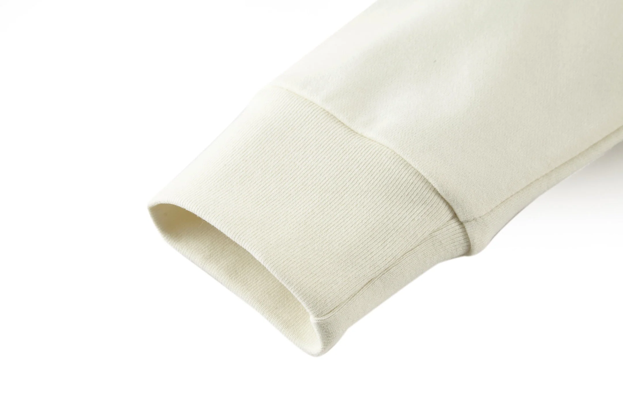 Embroidered crew neck cotton sweatshirt