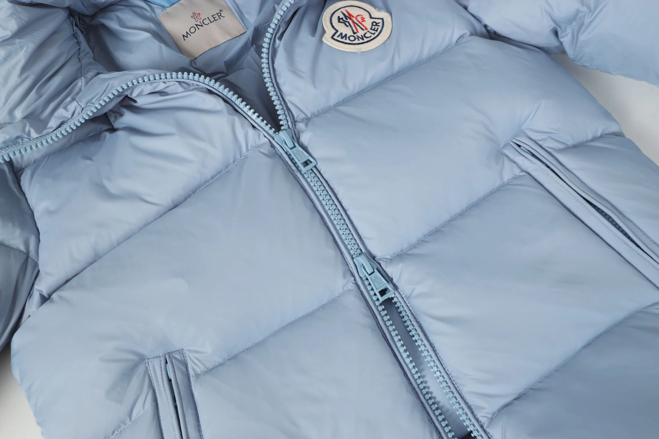 Embroidered Stand Collar Down Jacket