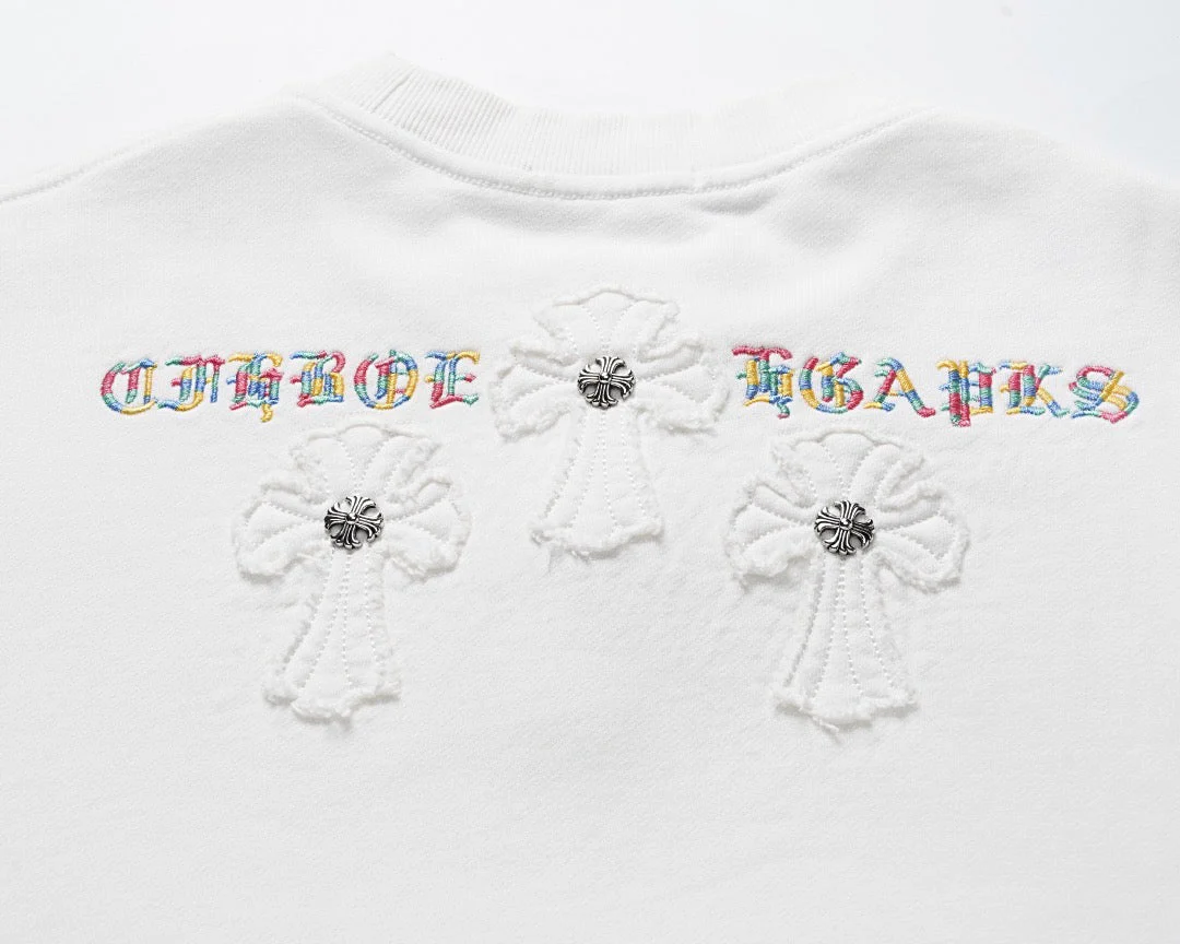 Embroidered Patch Sweatshirt