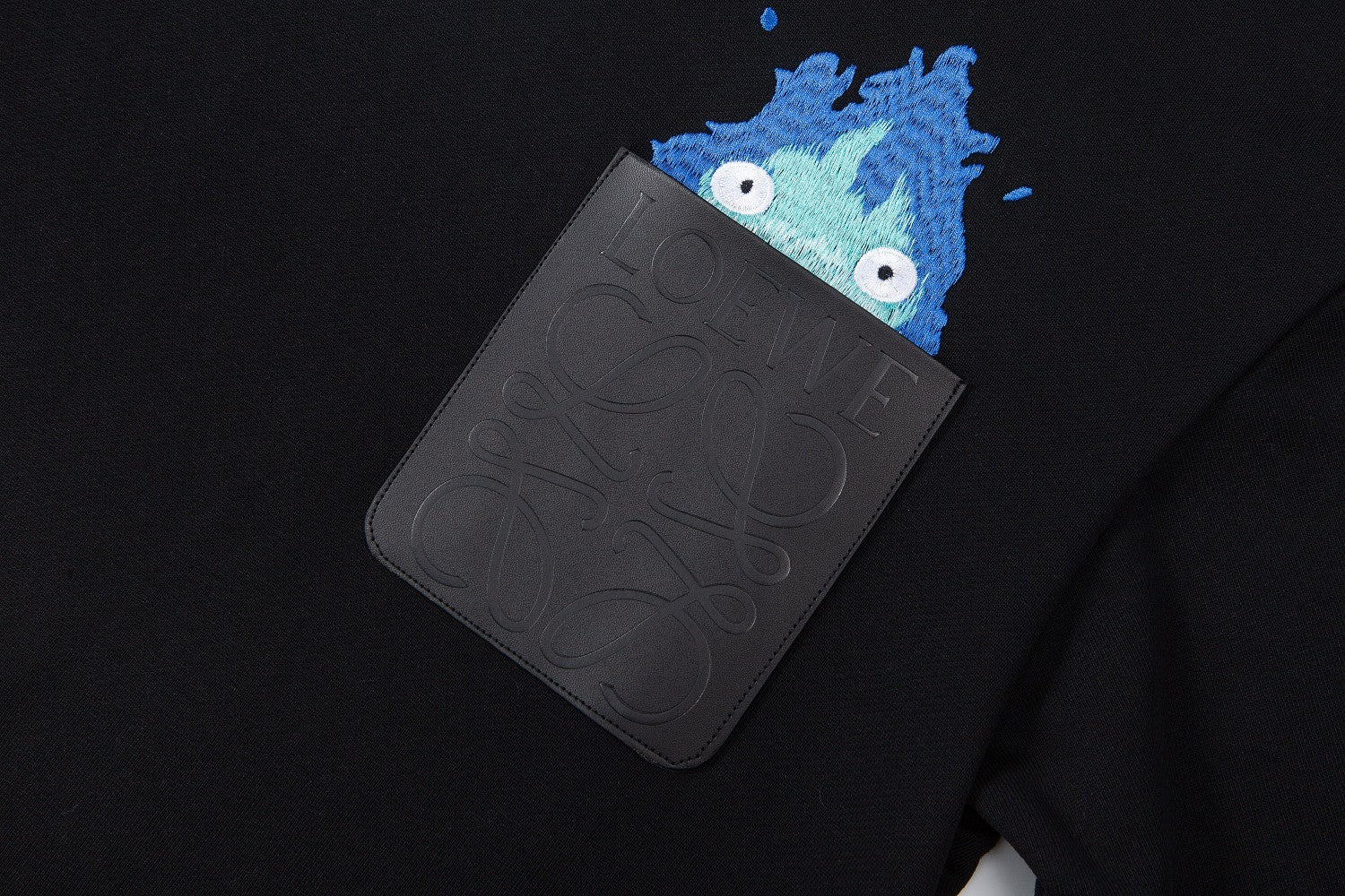 Embroidered cotton sweatshirt