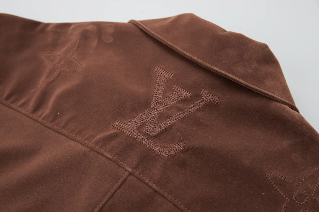 Suede leather jacket