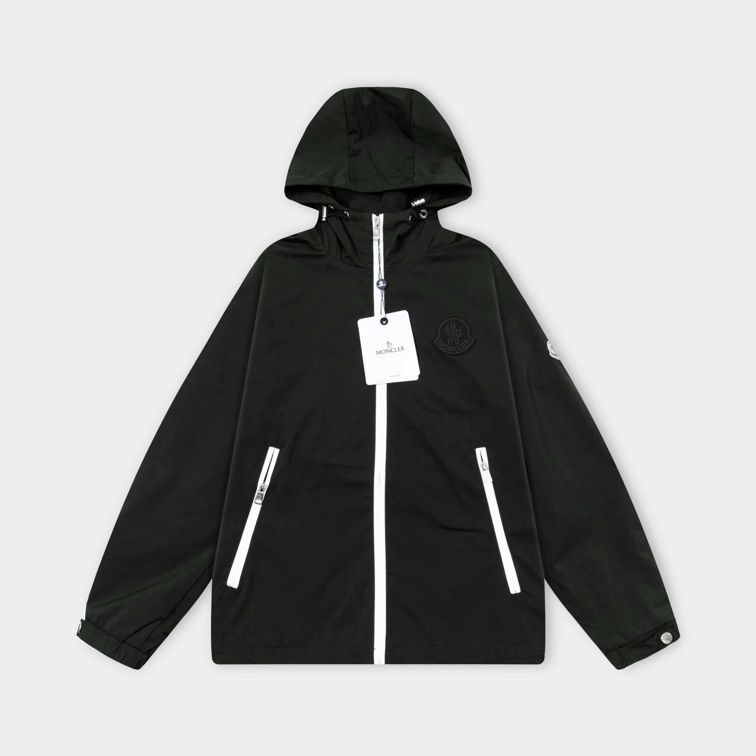 Nylon thin hooded jacket