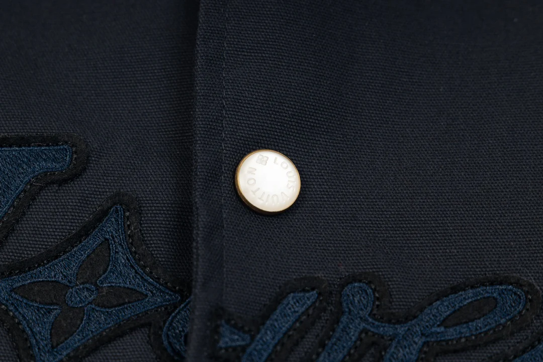 Embroidered baseball jacket