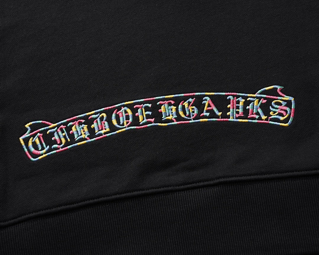Embroidered Patch Sweatshirt