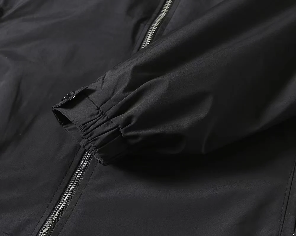 Nylon thin hooded jacket