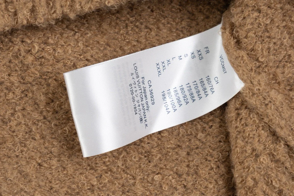 Reversible jacquard crew neck sweater