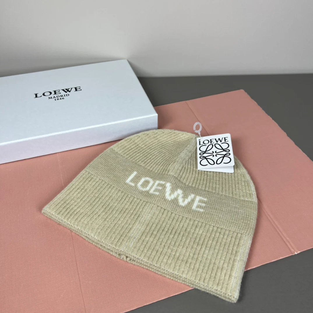Jacquard Cashmere Knitted  Beanie