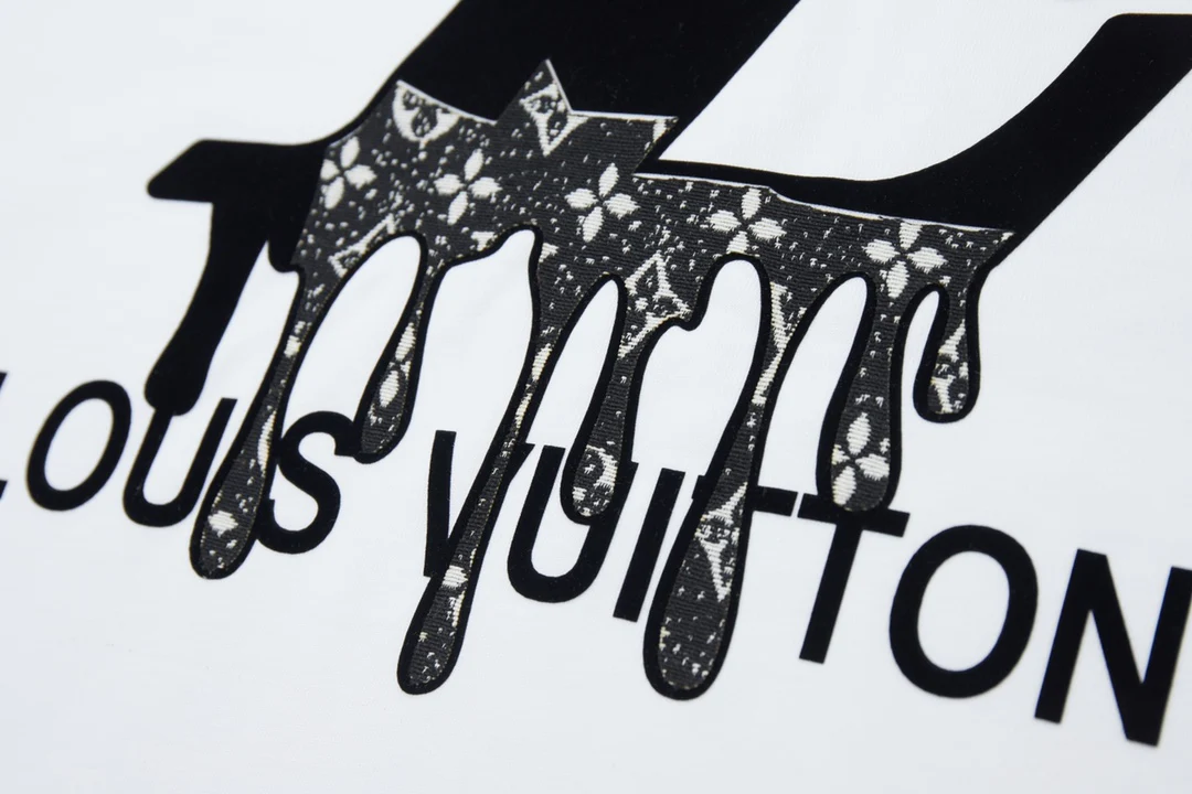 Printed crew neck cotton T-shirt