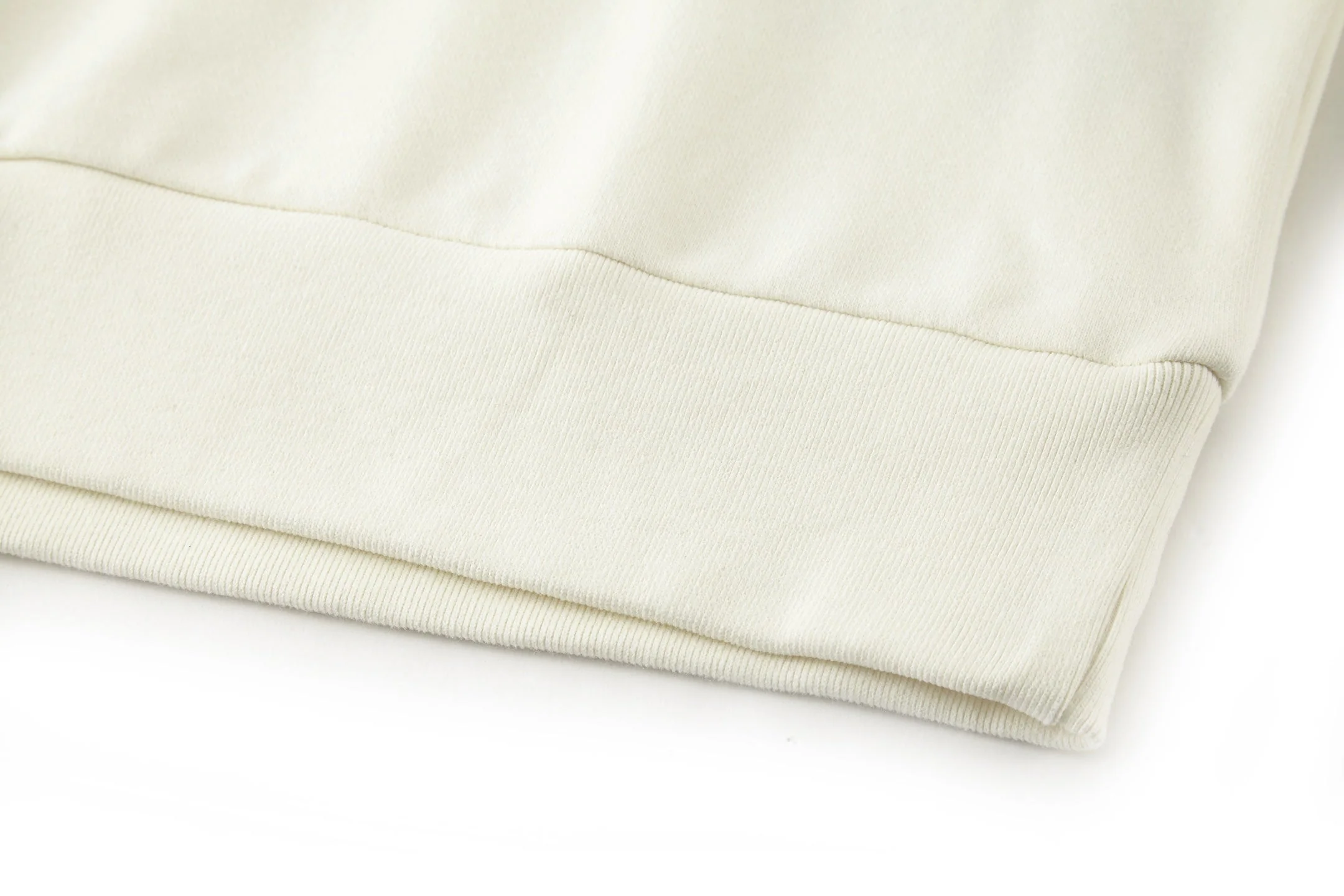 Embroidered crew neck cotton sweatshirt