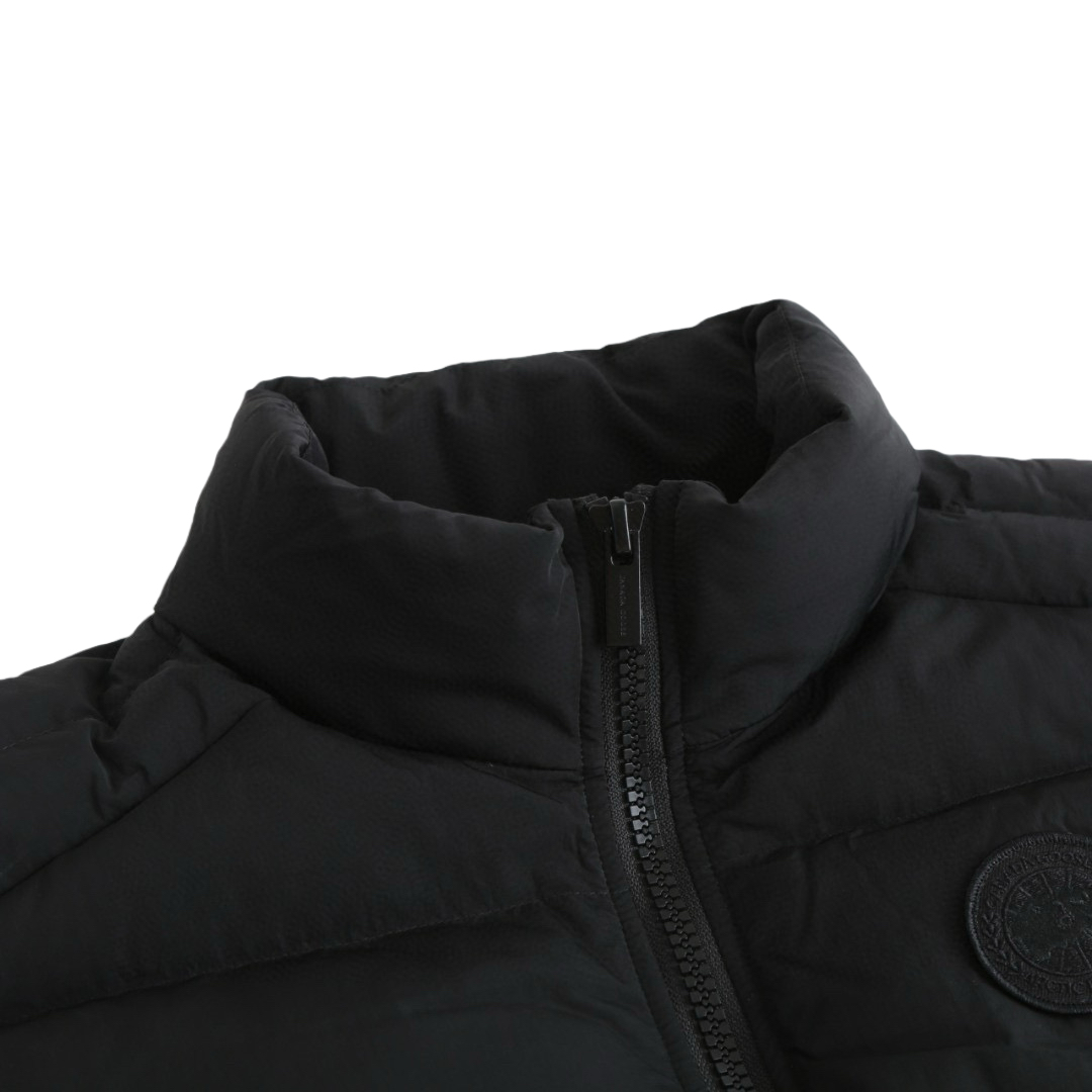 High-necked down vest