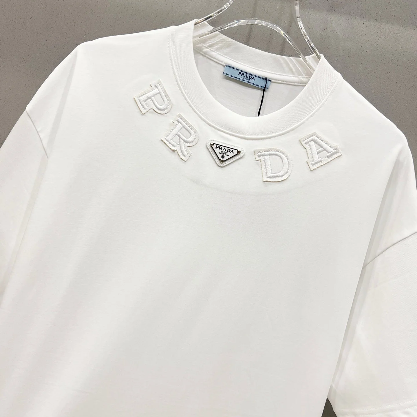 Patch Embroidered Cotton T-Shirt