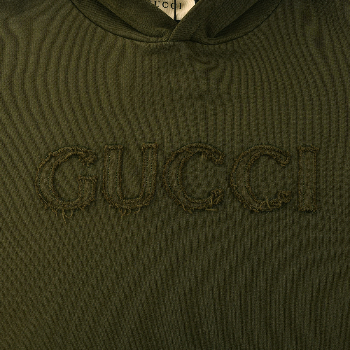 knitted embroidered hoodie