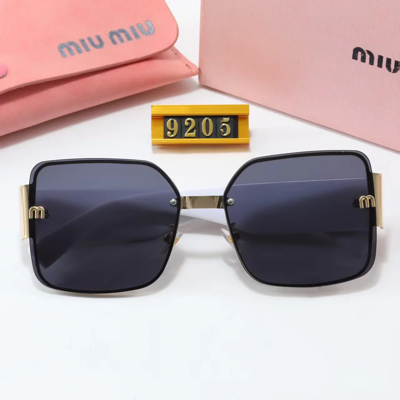 6 Color Square Frame Women's Sunglasses  9205