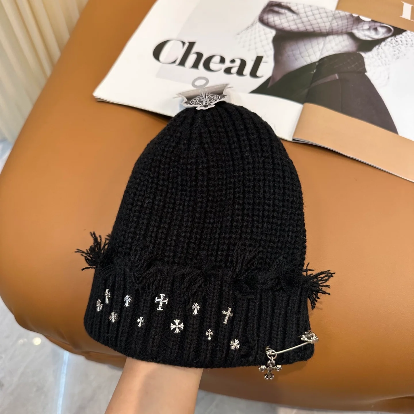 Metal Monogram Cashmere Beanie