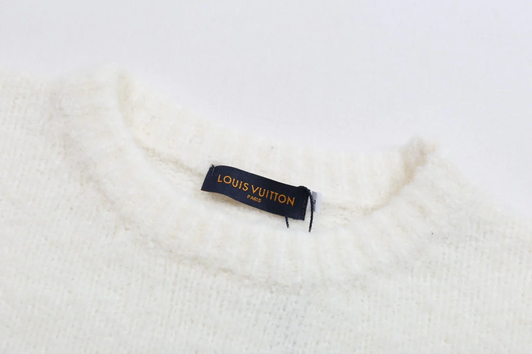 knitted jacquard sweatshirt