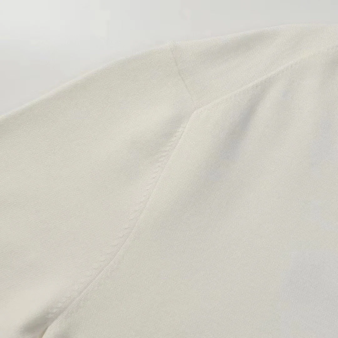 knitted embroidered sweatshirt